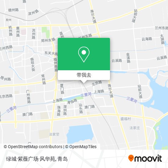 绿城·紫薇广场·风华苑地图