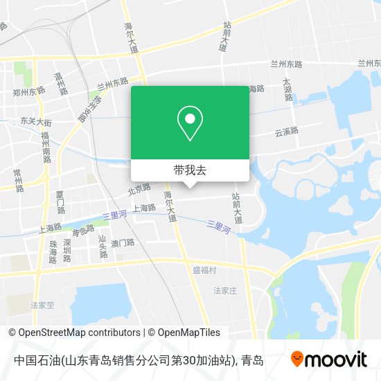 中国石油(山东青岛销售分公司第30加油站)地图