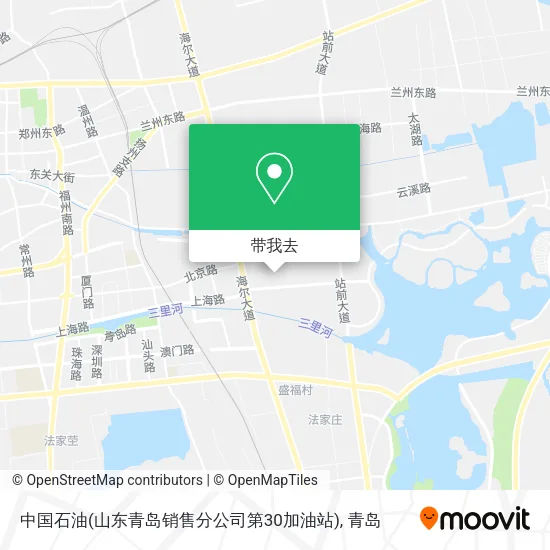 中国石油(山东青岛销售分公司第30加油站)地图