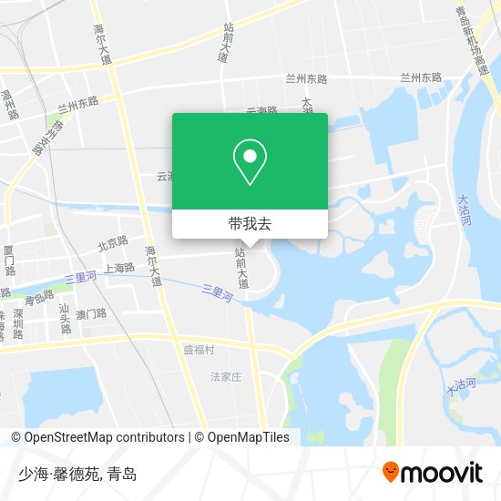 少海·馨德苑地图