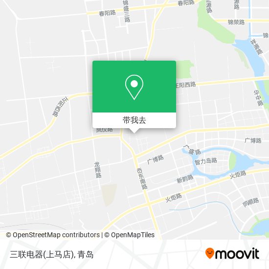 三联电器(上马店)地图