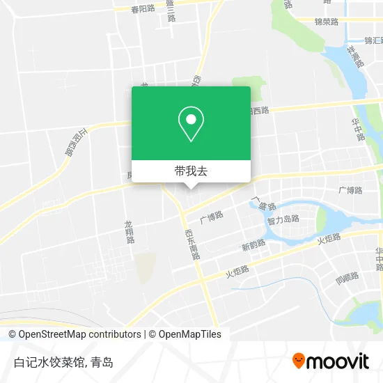 白记水饺菜馆地图