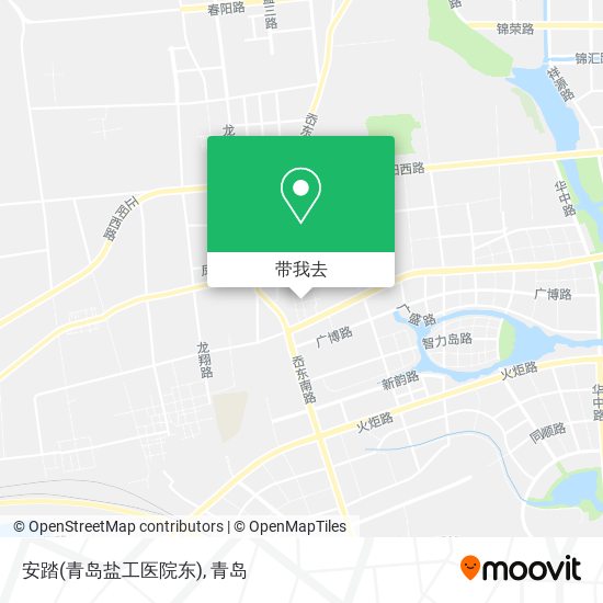 安踏(青岛盐工医院东)地图