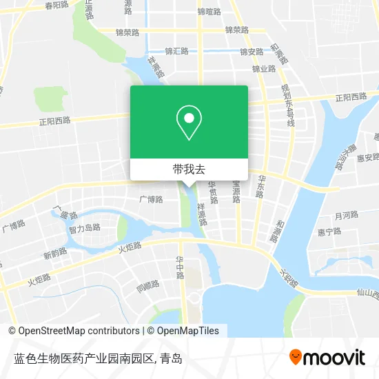 蓝色生物医药产业园南园区地图
