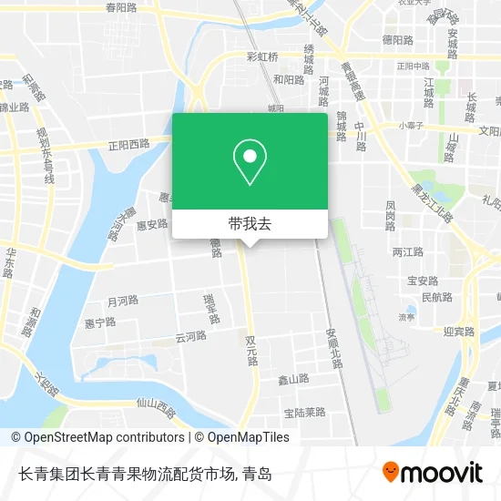 长青集团长青青果物流配货市场地图