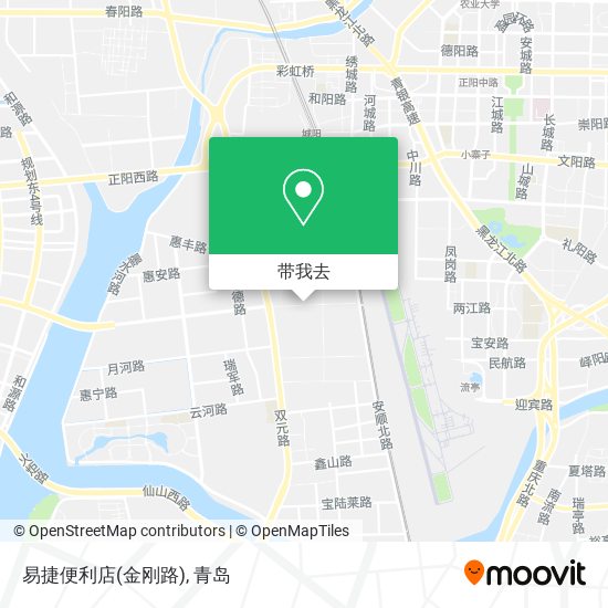 易捷便利店(金刚路)地图