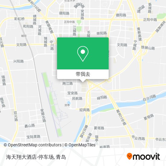 海天翔大酒店-停车场地图