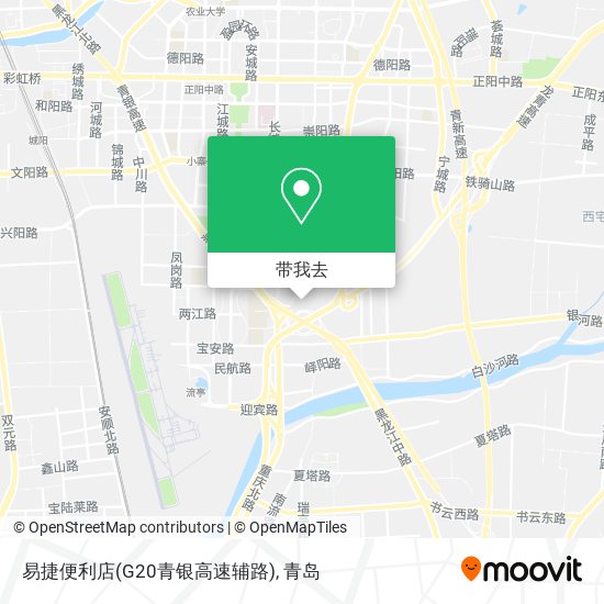 易捷便利店(G20青银高速辅路)地图
