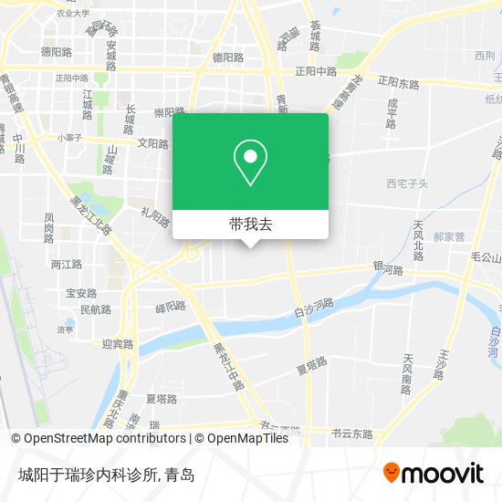 城阳于瑞珍内科诊所地图