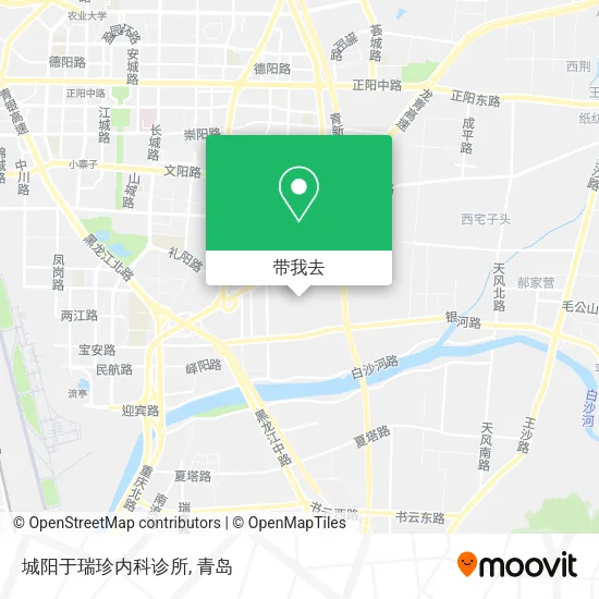 城阳于瑞珍内科诊所地图