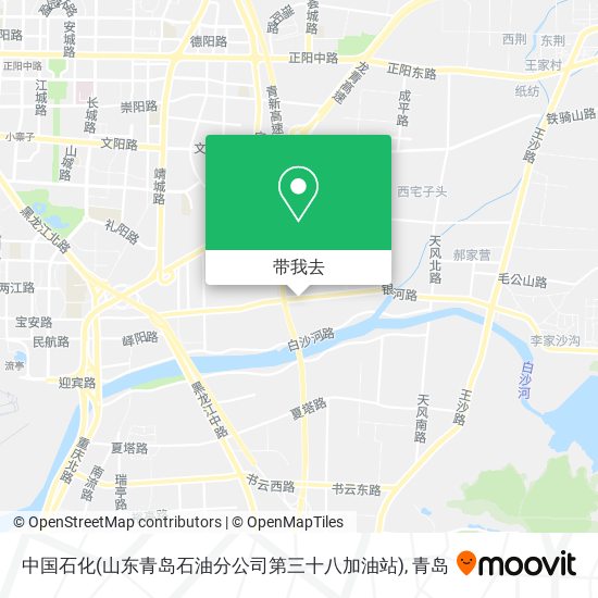 中国石化(山东青岛石油分公司第三十八加油站)地图