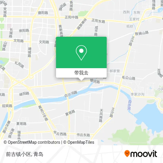 前古镇小区地图