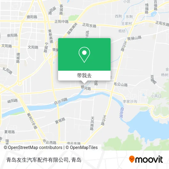 青岛友生汽车配件有限公司地图