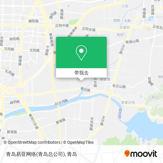 青岛易亚网络(青岛总公司)地图