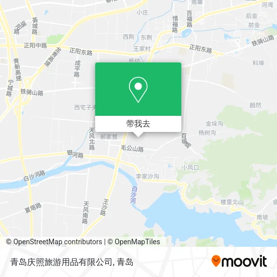 青岛庆照旅游用品有限公司地图