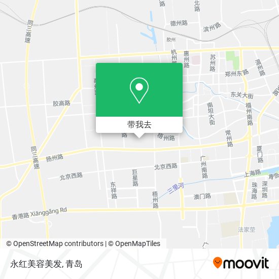 永红美容美发地图