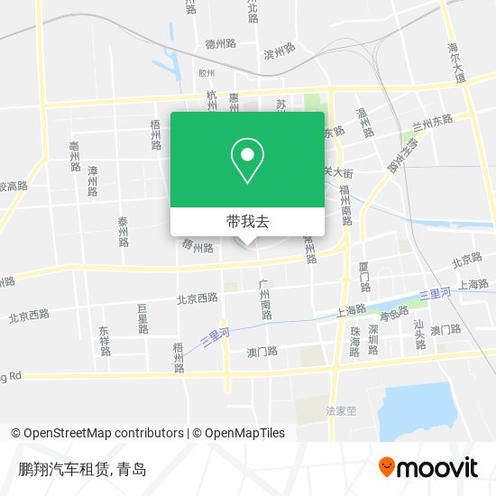 鹏翔汽车租赁地图