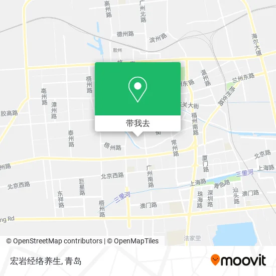 宏岩经络养生地图