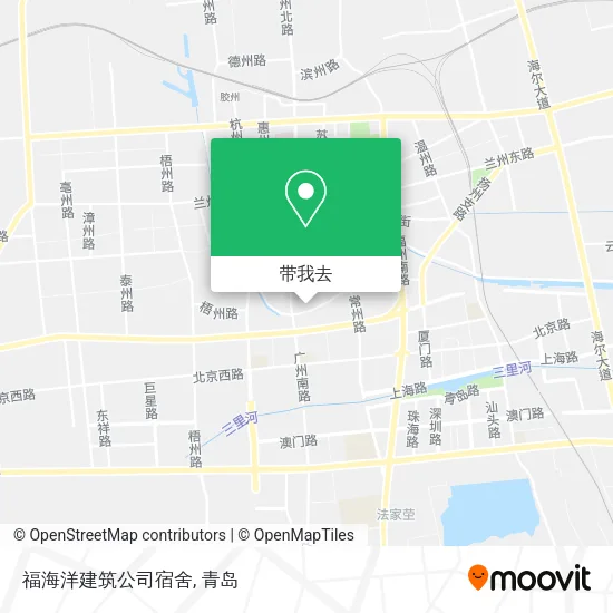 福海洋建筑公司宿舍地图