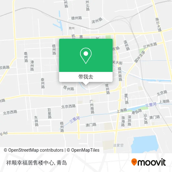祥顺幸福居售楼中心地图