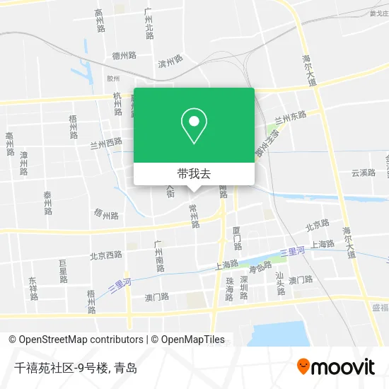 千禧苑社区-9号楼地图