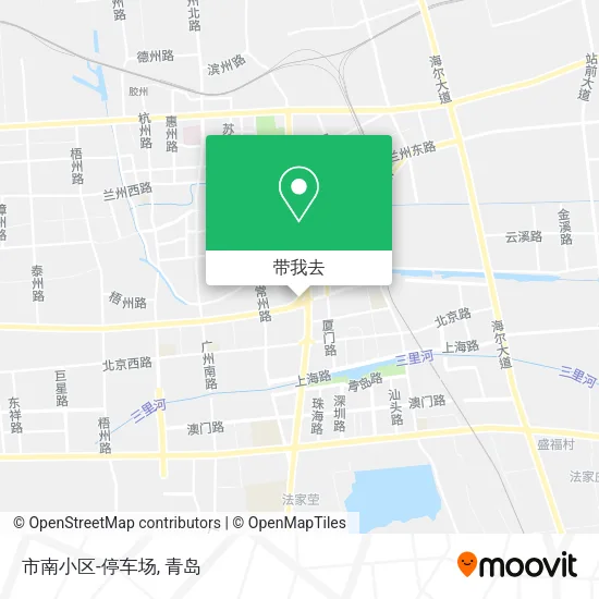 市南小区-停车场地图