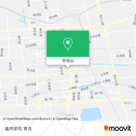鑫烨菜馆地图