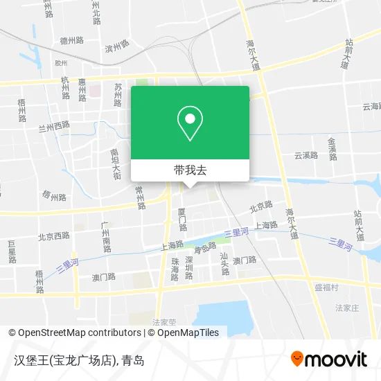 汉堡王(宝龙广场店)地图