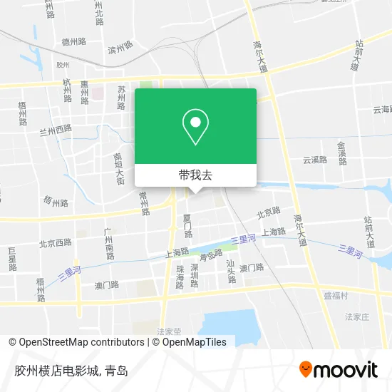 胶州横店电影城地图