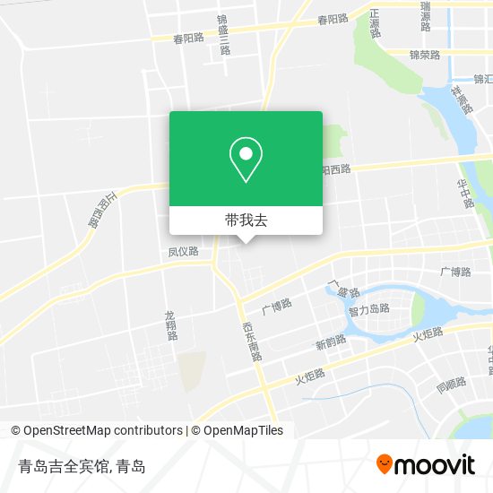 青岛吉全宾馆地图
