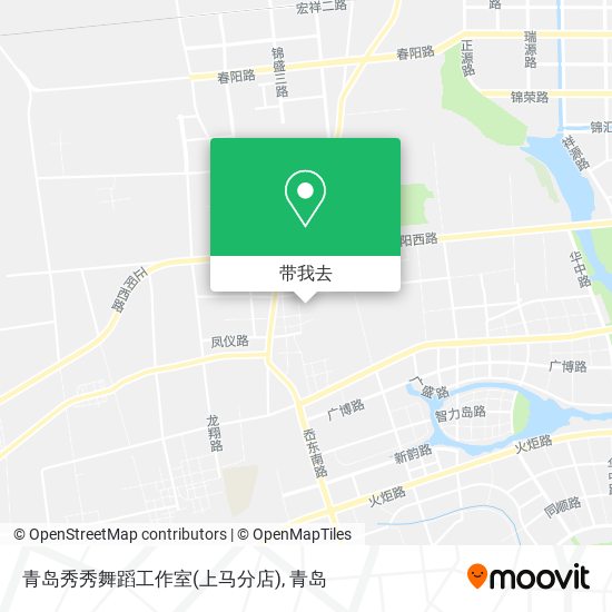 青岛秀秀舞蹈工作室(上马分店)地图
