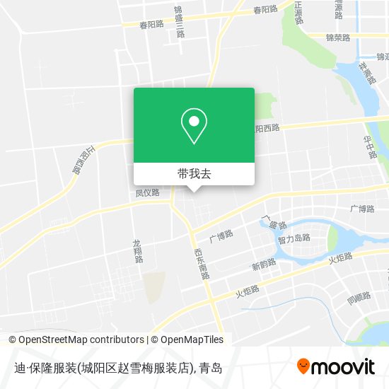 迪·保隆服装(城阳区赵雪梅服装店)地图