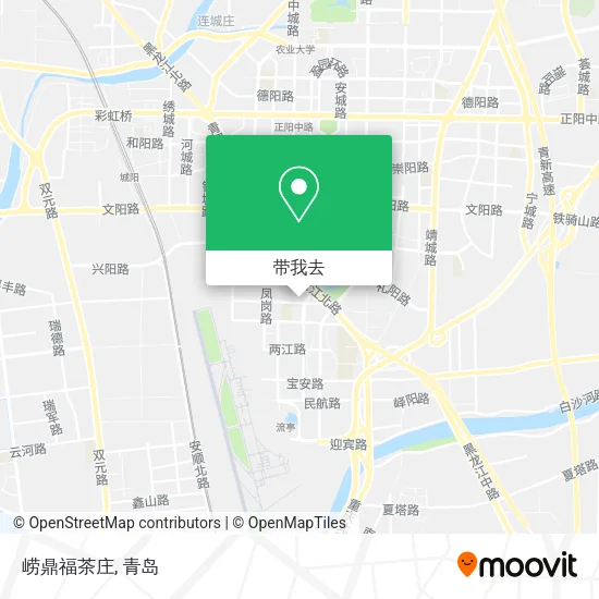 崂鼎福茶庄地图