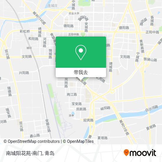 南城阳花苑-南门地图