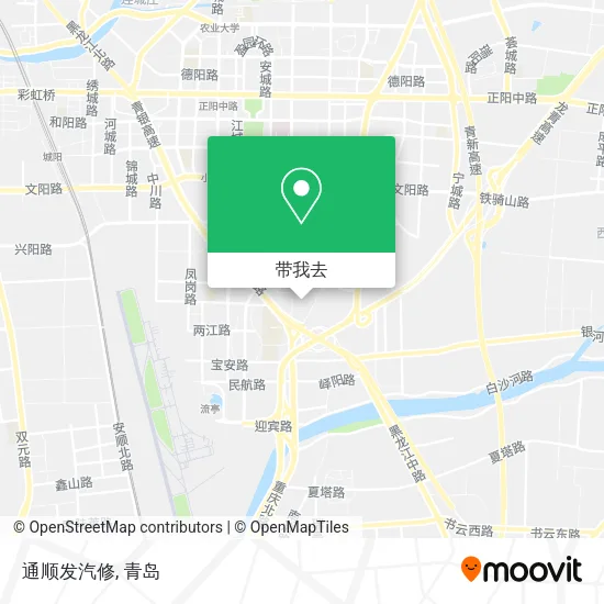 通顺发汽修地图
