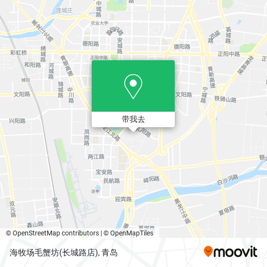 海牧场毛蟹坊(长城路店)地图