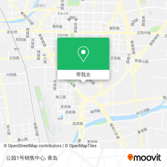 公园1号销售中心地图