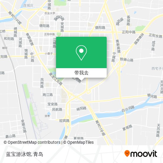 蓝宝游泳馆地图