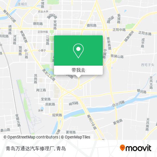 青岛万通达汽车修理厂地图