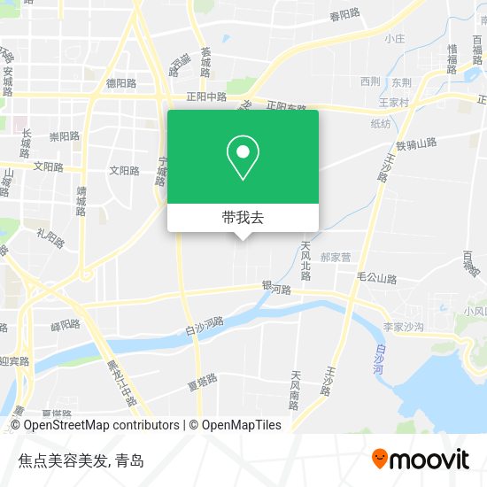 焦点美容美发地图