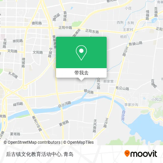 后古镇文化教育活动中心地图