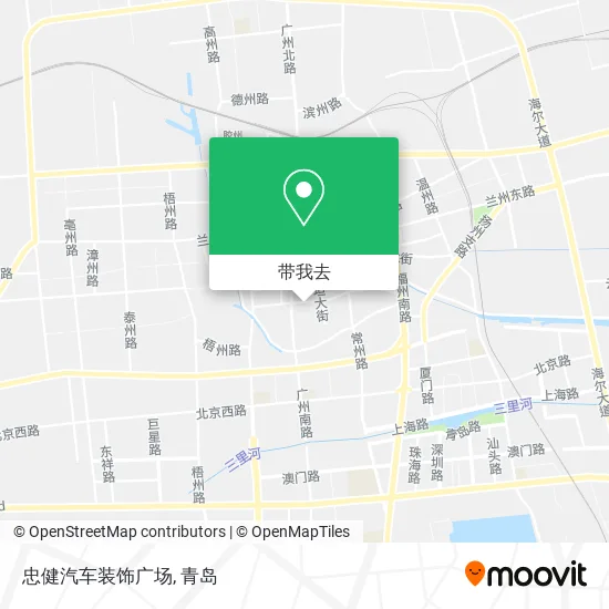 忠健汽车装饰广场地图