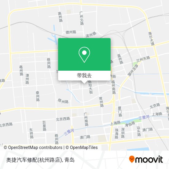 奥捷汽车修配(杭州路店)地图