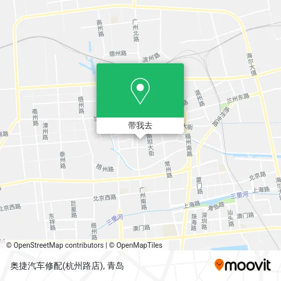 奥捷汽车修配(杭州路店)地图