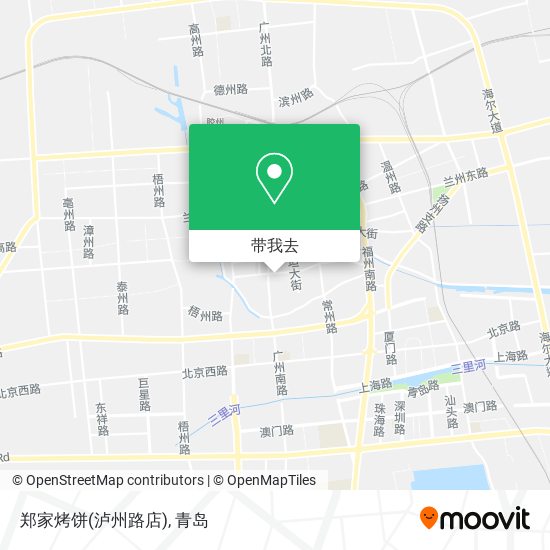 郑家烤饼(泸州路店)地图