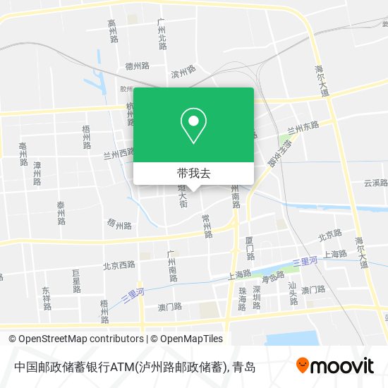 中国邮政储蓄银行ATM(泸州路邮政储蓄)地图