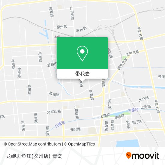 龙继斑鱼庄(胶州店)地图