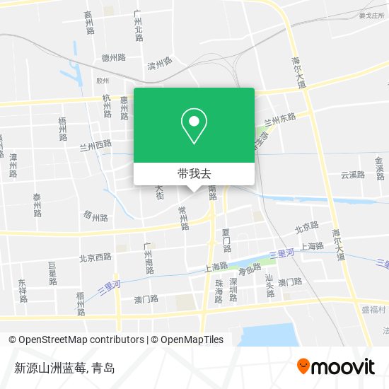 新源山洲蓝莓地图