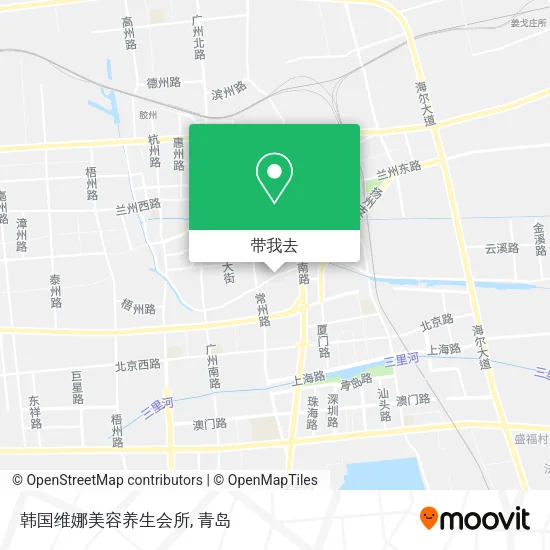 韩国维娜美容养生会所地图