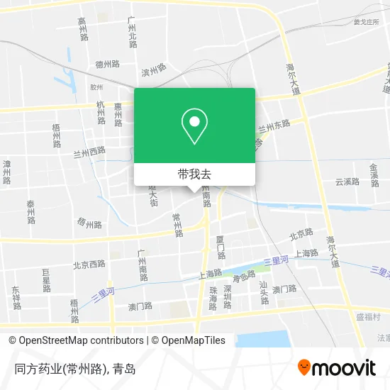 同方药业(常州路)地图